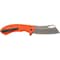 Smiths 2023 Smith'S Rally Titanium Finished Cleaver Blade - G10 Blaze Orange SMI-51139 - alternate 1